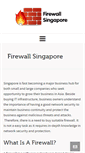 Mobile Screenshot of firewall-singapore.com